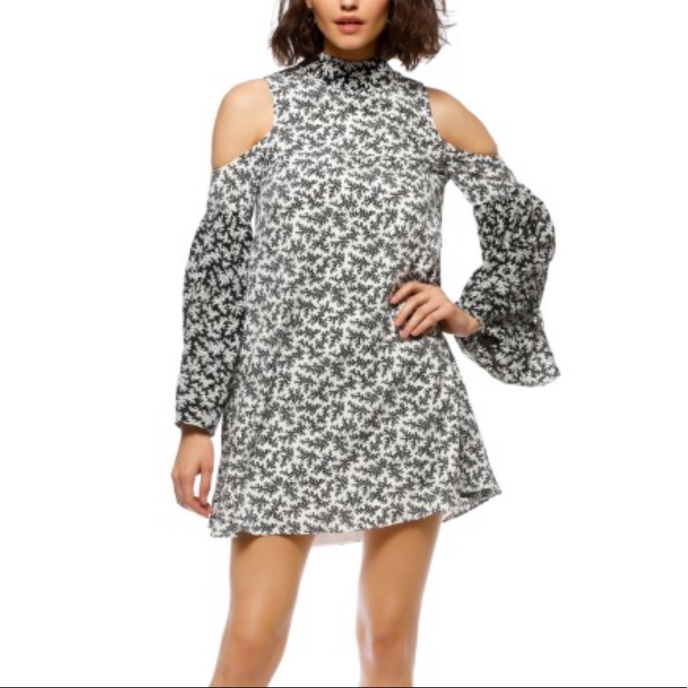 Elliatt | cold shoulder Poet Dress - Picture 2 of 8